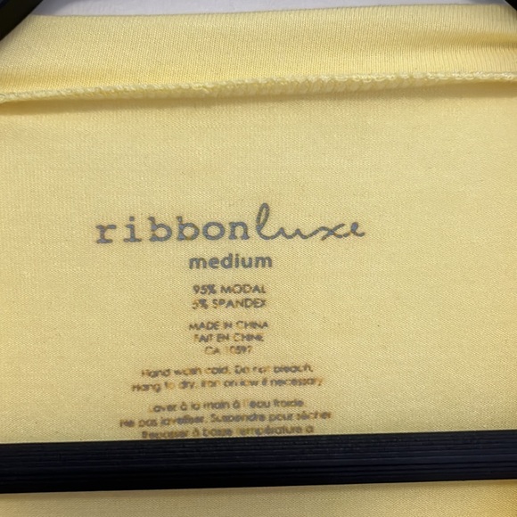 Ribbonluxe - buttery soft buttery yellow modal tank top, size medium - Picture 5 of 5